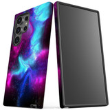 Abstract Galaxy Tough Protective Cover for Galaxy S24 Ultra, S24+ Plus, S24 | Cosmic Armor
