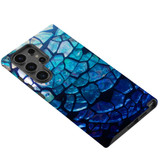 Blue Mirror Tough Protective Cover for Galaxy S24 Ultra, S24+ Plus, S24 | Reflective Safeguard