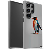 Lone Penguin Protective Case for Galaxy S24 Ultra, S24+ Plus, S24 | Solitary Strength