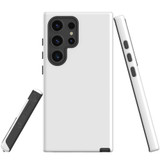 White Tough Protective Cover for Galaxy S24 Ultra, S24+ Plus, S24 | Pristine Protection