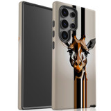 Giraffe Portrait Protective Cover for Galaxy S24 Ultra, S24+ Plus, S24 | Safari Style