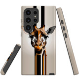 Giraffe Portrait Protective Cover for Galaxy S24 Ultra, S24+ Plus, S24 | Safari Style