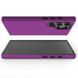 Purple Tough Protective Cover for Galaxy S24 Ultra, S24+ Plus, S24 | Royal & Rugged