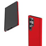 Red Tough Protective Cover for Galaxy S24 Ultra, S24+ Plus, S24 | Fiery & Fearless
