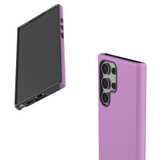 Plum Purple Tough Protective Cover for Galaxy S24 Ultra, S24+ Plus, S24 | Deep & Dependable