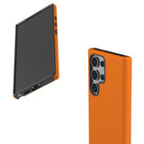 Orange Tough Protective Cover for Galaxy S24 Ultra, S24+ Plus, S24 | Citrus Stronghold