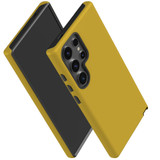 Metallic Gold Tough Protective Cover for Galaxy S24 Ultra, S24+ Plus, S24 | Gleaming Guard