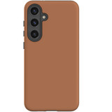 Brown Tough Protective Cover for Galaxy S24+ Plus | Earthy & Robust