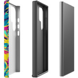 Abstract Strokes Tough Protective Cover for Galaxy S24 Ultra, S24+ Plus, S24 | Modern Art Shield