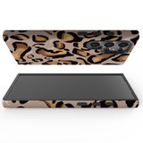 Leopard Pattern Tough Protective Cover for Galaxy S24 Ultra, S24+ Plus, S24 | Wild & Sturdy