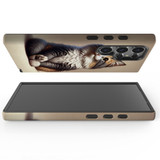 Playful Cat Protective Case for Galaxy S24 Ultra, S24+ Plus, S24 | Purr-fect Armor