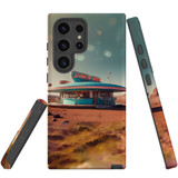 Mars Diner Tough Protective Case for Galaxy S24 Ultra, S24+ Plus, S24 | Cosmic Shield