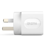 EFM Wall Charger, 30W Dual Port Wall Charger, White | iCoverLover