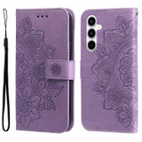 For Samsung Galaxy A35 5G Case - Embossed Flower - iCoverLover Australia