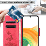 For Samsung Galaxy A35 5G Case - Embossed Butterflies - iCoverLover Australia