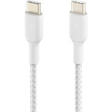 Belkin BoostCharge USB-C to USB-C Braided 1M Universal Cable, White  - iCoverLover Australia