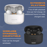 EFM New Orleans TWS Earbuds, With Active Noise Cancelling, Black - iCoverLover Australia