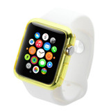 For Apple Watch Series 2, 38-mm Case, Slim TPU Protective Cover, Yellow - iCoverLover Australia