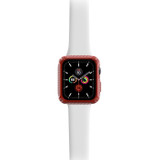 For Apple Watch Series 7, 45-mm Case, Carbon Fibre Texture Cover Red - iCoverLover Australia