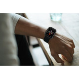 For Apple Watch Series 7, 45-mm Case, Carbon Fibre Texture Cover Black - iCoverLover Australia