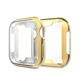 For Apple Watch SE (2nd Generation), 44-mm Case, Full Coverage Plating TPU Cover,Gold - iCoverLover Australia
