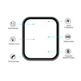 For Apple Watch Series 3, 42-mm Case, Clear Plastic Screen Protector, 2-pack - iCoverLover Australia