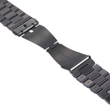 For Apple Watch Series 6, 40-mm Case, Butterfly Stainless Steel Watch Band, Black | iCoverLover.com.au