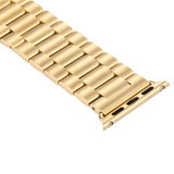 For Apple Watch Series 3, 38-mm Case, Butterfly Stainless Steel Watch Band, Gold | iCoverLover.com.au