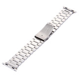 For Apple Watch Series 1, 38-mm Case, Butterfly Stainless Steel Watch Band, Silver | iCoverLover.com.au