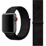 For Apple Watch Series 6, 40-mm Case, Simple Nylon Sports Watch Strap, Touch Fastener, Nightfall Black | iCoverLover.com.au