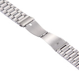 For Apple Watch Series 9, 41-mm Case, Butterfly Stainless Steel Watch Band, Silver | iCoverLover.com.au