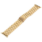 For Apple Watch Series 9, 41-mm Case, Butterfly Stainless Steel Watch Band, Gold | iCoverLover.com.au