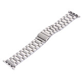 For Apple Watch Series 7, 41-mm Case, Butterfly Stainless Steel Watch Band, Silver | iCoverLover.com.au