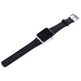 For Apple Watch Series 2, 42-mm Case, Cowhide Genuine Leather Strap, Black | iCoverLover.com.au
