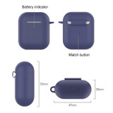 For AirPods 2nd Gen Case, Silicone Protective Cover, Snap Hook, Green | iCoverLover Australia