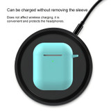 For AirPods 2nd Gen Case, Silicone Protective Cover, Snap Hook, Green | iCoverLover Australia