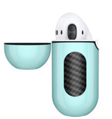 For AirPods 2nd Gen Case, Armor Cover, Snap Hook & Ear Clips, Cyan | iCoverLover Australia