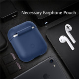 For AirPods 2nd Gen Case, Silicone Protective Cover, Dark Blue | iCoverLover Australia