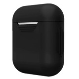 For AirPods 2nd Gen Case, Silicone Protective Cover, Black | iCoverLover Australia
