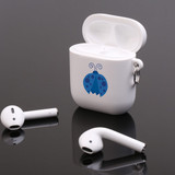 For AirPods 1st Gen, Protective TPU Box, Snap Hook, Ladybug in Blue | iCoverLover Australia