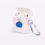 For AirPods 1st Gen, Protective TPU Box, Snap Hook, Ladybug in Blue | iCoverLover Australia