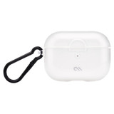 For AirPods Pro/Pro (2nd Gen) - Clear Case-Mate Tough Case with Carabiner Clip, Clear | iCoverLover.com.au