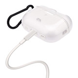 For AirPods Pro/Pro (2nd Gen) - Clear Case-Mate Tough Case with Carabiner Clip, Clear | iCoverLover.com.au