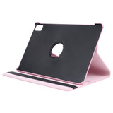 For iPad Pro 11-inch (M4) Case, Rotatable Folio PU Leather Lychee Cover, Stand, Pink | iCoverLover.com.au