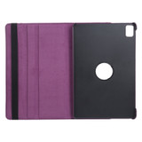 For iPad Air 11-inch (M2) Case, Rotatable Folio PU Leather Lychee Cover, Stand, Purple | iCoverLover.com.au