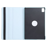 For iPad Air 11-inch (M2) Case, Rotatable Folio PU Leather Lychee Cover, Stand, Sky Blue | iCoverLover.com.au