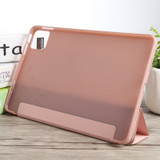 For iPad Air 11-inch (M2) Case, 3-Fold Folio PU Leather Cover,Rose Gold | iCoverLover.com.au