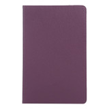 For iPad Pro 13-inch (M4) Case, Rotatable Folio PU Leather Lychee Cover, Stand, Purple | iCoverLover.com.au