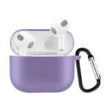 For AirPods 3rd Gen Case, Solid Color Silicone Protective Cover with Hook