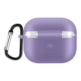 For AirPods 3rd Gen Case, Solid Color Silicone Protective Cover with Hook